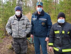 Спасатели помогли выйти из леса ягоднику, который заблудился в Ганцевичском районе