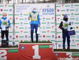 Уроженец Ганцевичского района взял «серебро» на этапе кубка Белорусской федерации биатлона