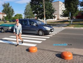 «Зебра» на Строителей в Ганцевичах спасёт от штрафов