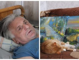 Мастак, які малюе зубамі: гісторыя Анатоля Галушкі з Брэсцкай вобласці