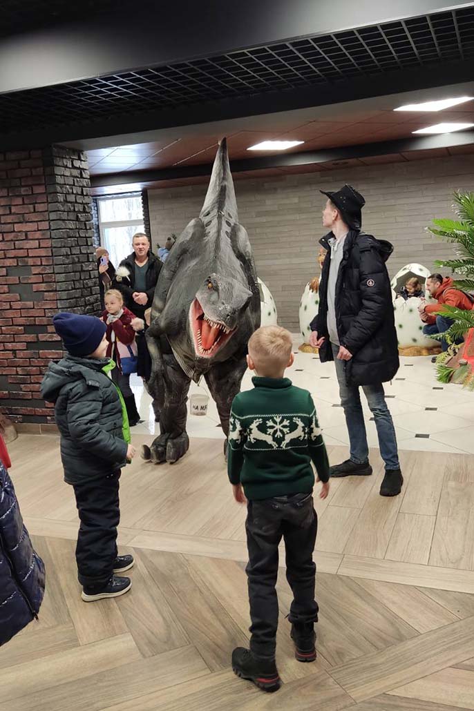 динозавры в Ганцевичах