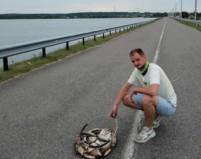 Зельвенское водохранилище радует рыбаков
