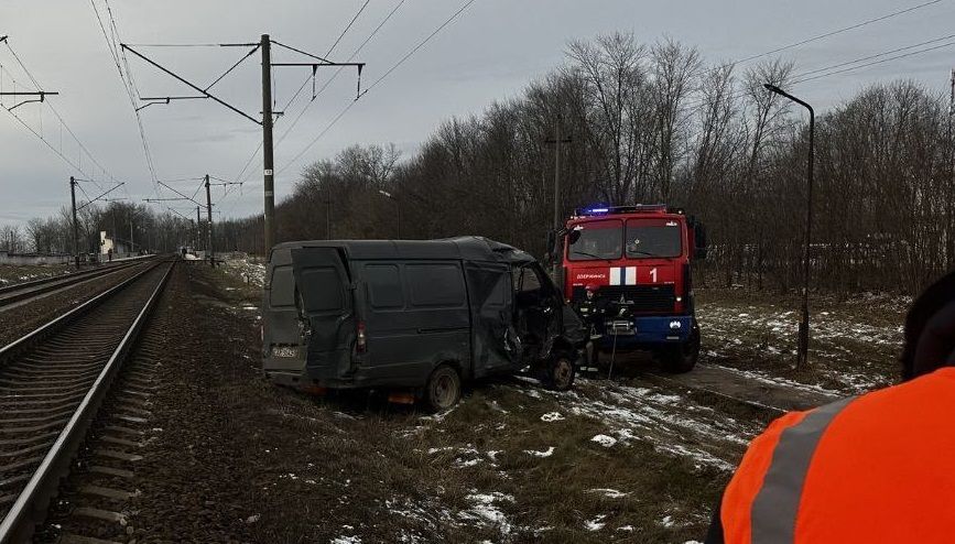 ДТП Газель и поезд