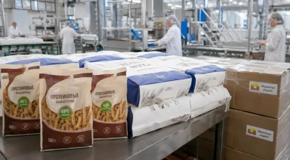 «Лидахлебопродукт» накормит Мьянму протеиновыми макаронами