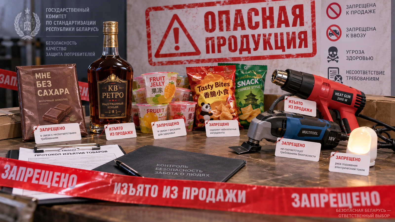запрет продукции