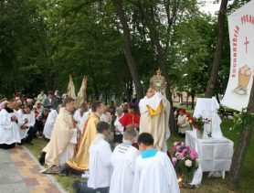 Католікі маліліся, каб у Ганцавічах панавалі радасць, мір і любоў