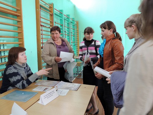 В день профориентации старшеклассники интересовались разными профессиями