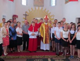 Біскуп Антоній Дзям’янка удзяліў сакрамант бежмавання