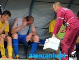 Футбольны матч з элементамі кулачнага бою