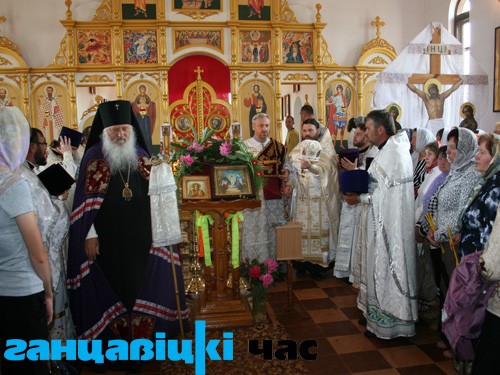 Адкрыццё царквы ў Дзяніскавічах