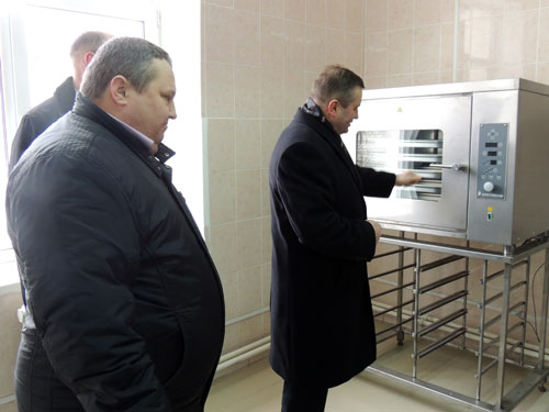 Рэканструяваны харчаблок ЦРБ