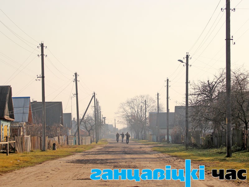 Улица Ворошилова в деревне Любашево