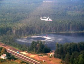 У Ганцавіцкім раёне на балотах бушаваў пажар на плошчы больш за 100 гектараў