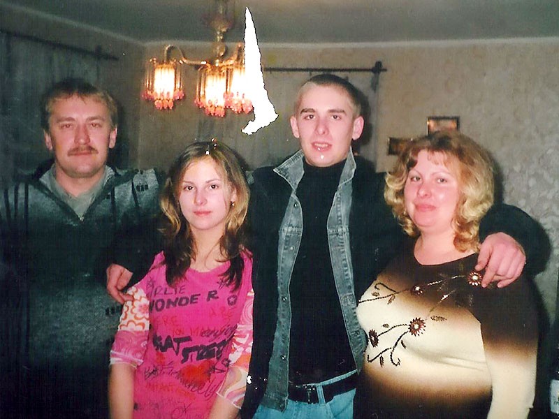 Максім Дранец разам са сваёй сям`ёй