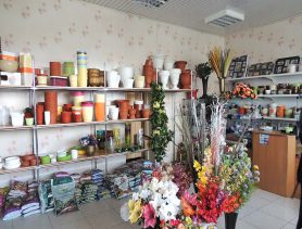 Цветы и сувениры в магазинах в Ганцевичах
