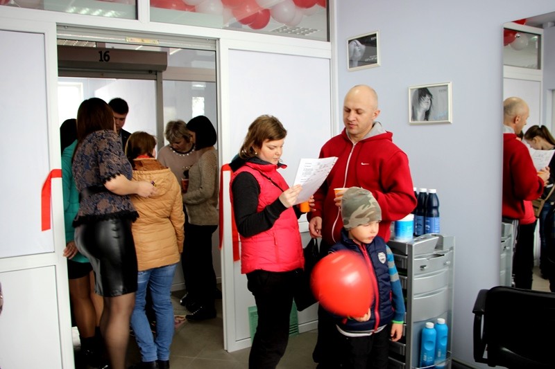 Первые клиенты салона