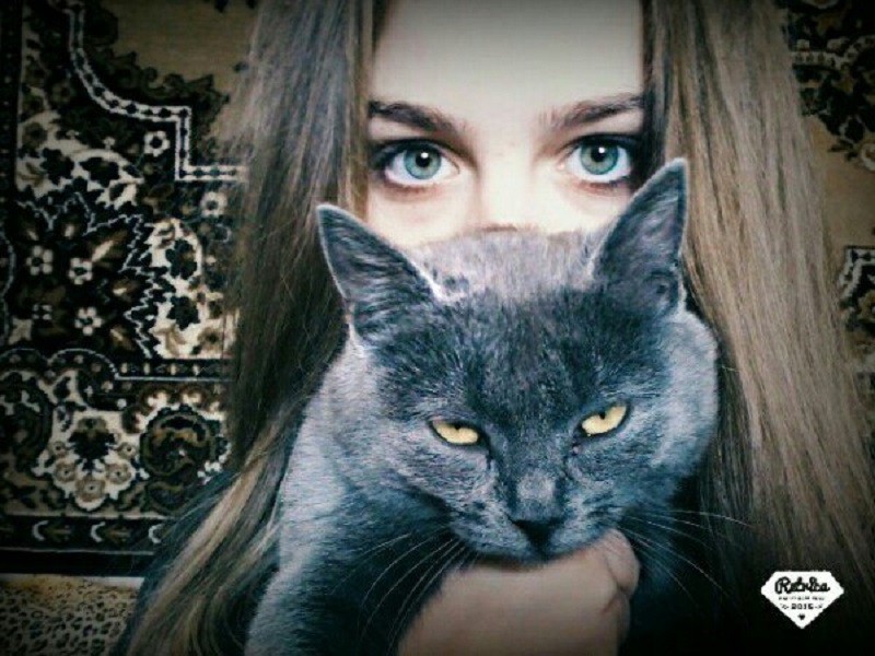 Буся со своей хозяйкой