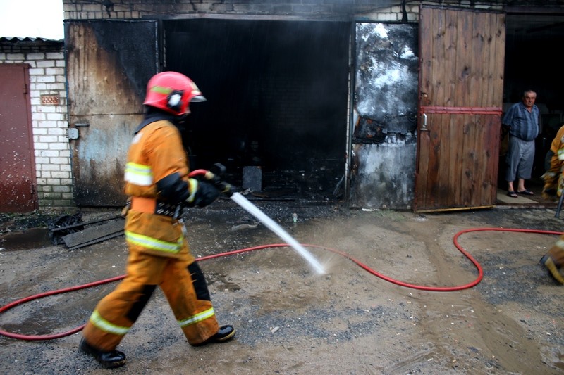 Пожар в Ганцевичах 3 июля