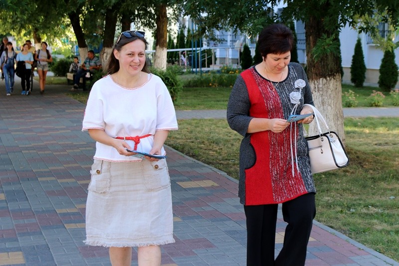 Таццяна Малашчанка ў Ганцавічах на пікеце