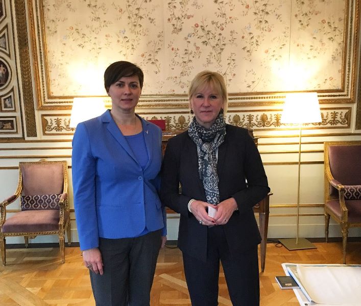 Министр ин.дел Швеции Марго Валстром Margot Wallstrom