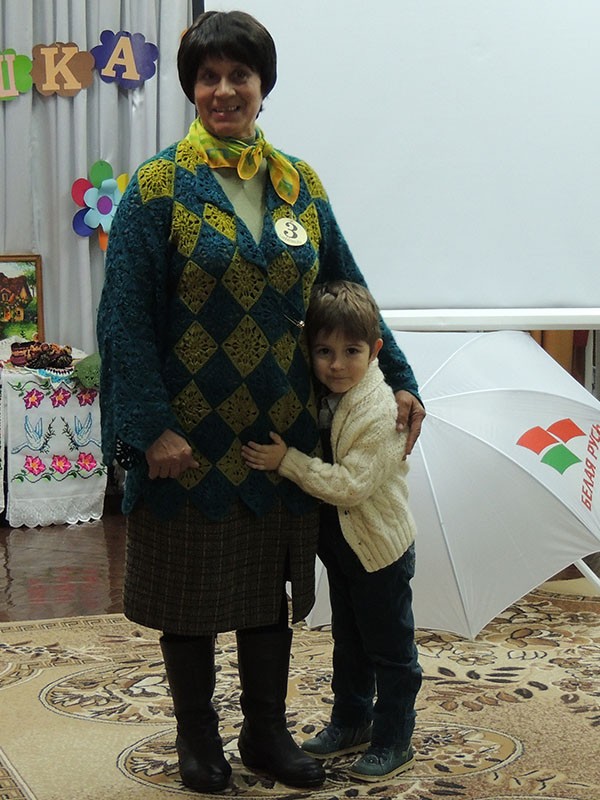 Галина Николаевна Середа с внуком