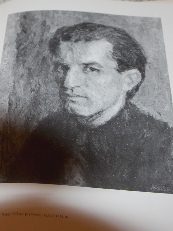 Автопортрет художника Николая Козака (иллюстрация в каталоге).