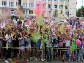 День молодежи 2017 в Ганцевичах – площадь раскрашена вновь