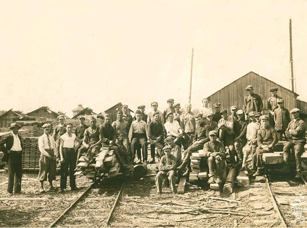 Лесапільны завод Капытмана (15 красавіка 1934 года)