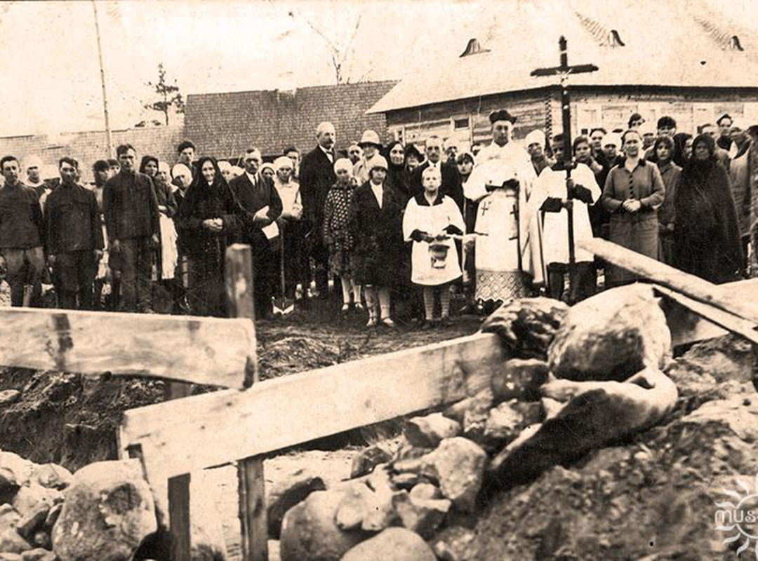 Закладна новга касцёла (канец 1934 года)