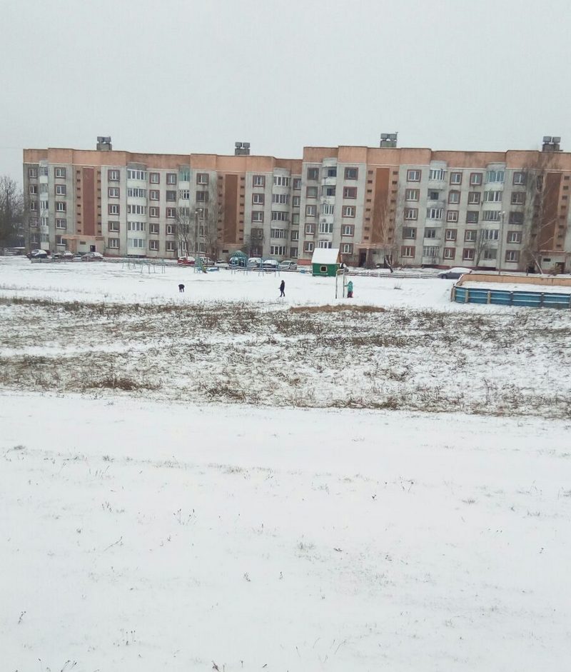 Первый снег.