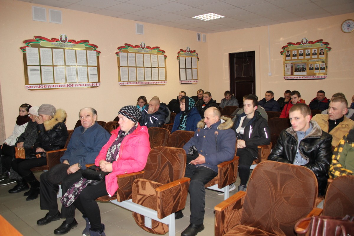 Профилактическое мероприятие для осужденных в Ганцевичском РОВД.