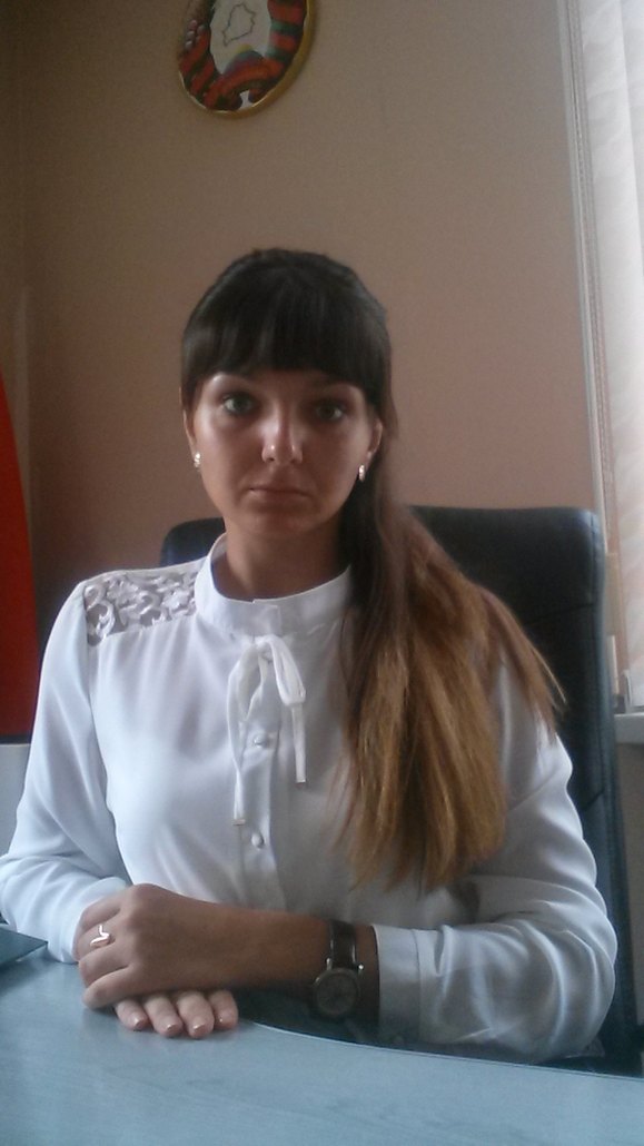 Екатерина Клевжиц на рабочем месте в суде Ганцевичского района
