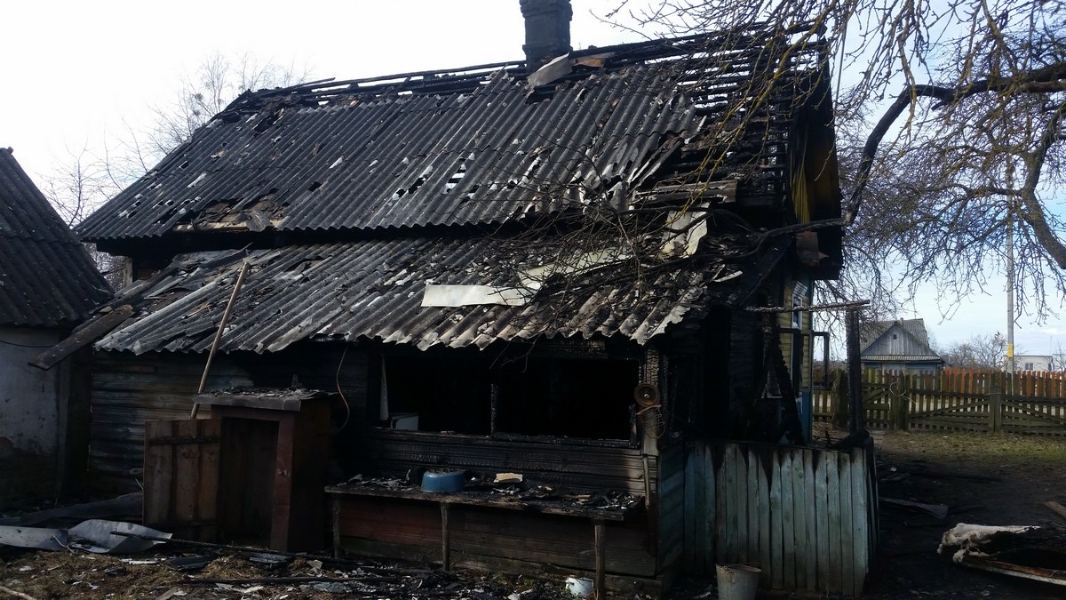 Пожар в Огаревичах