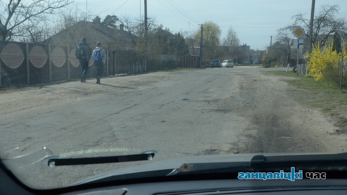 Дорожное покрытие на ул. Садовой