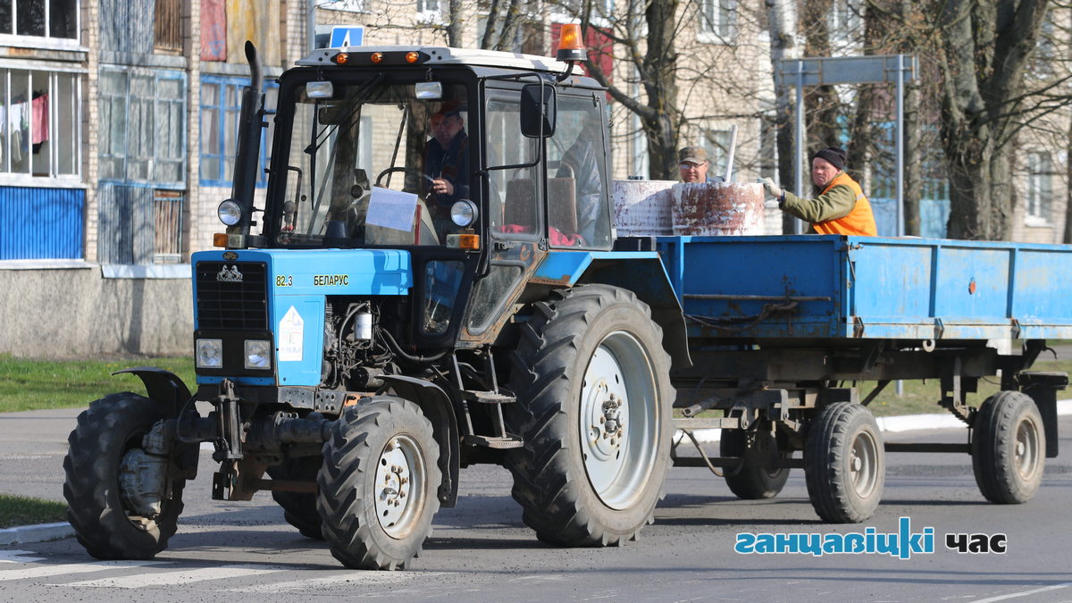 Субботник в Ганцевичах начался в четверг.