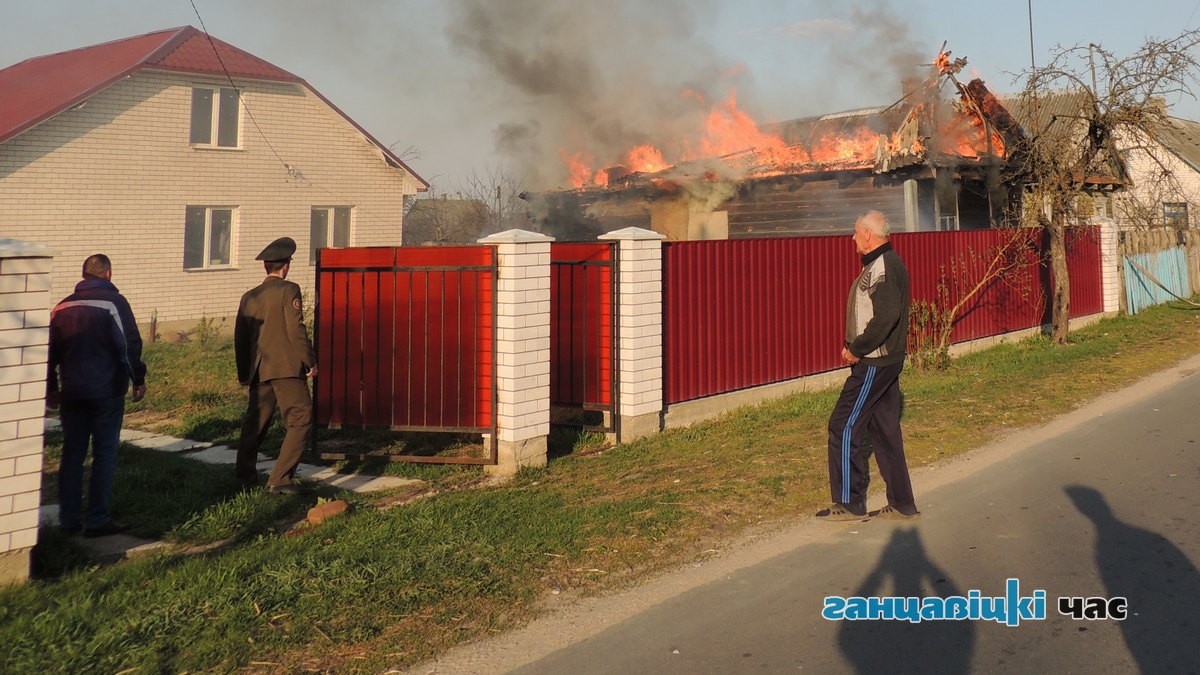 Пожар в д. Любашево, 22 апреля 2019