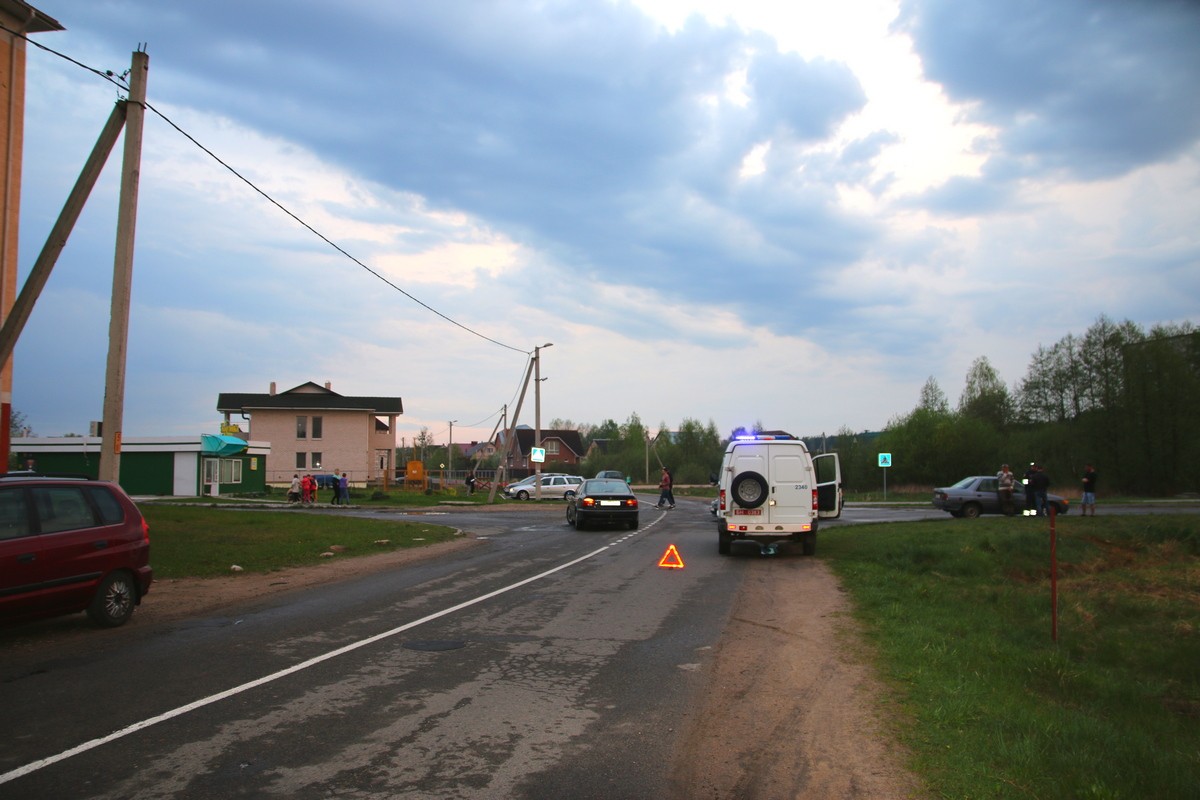 ДТП на улице Орловского в Ганцевичах