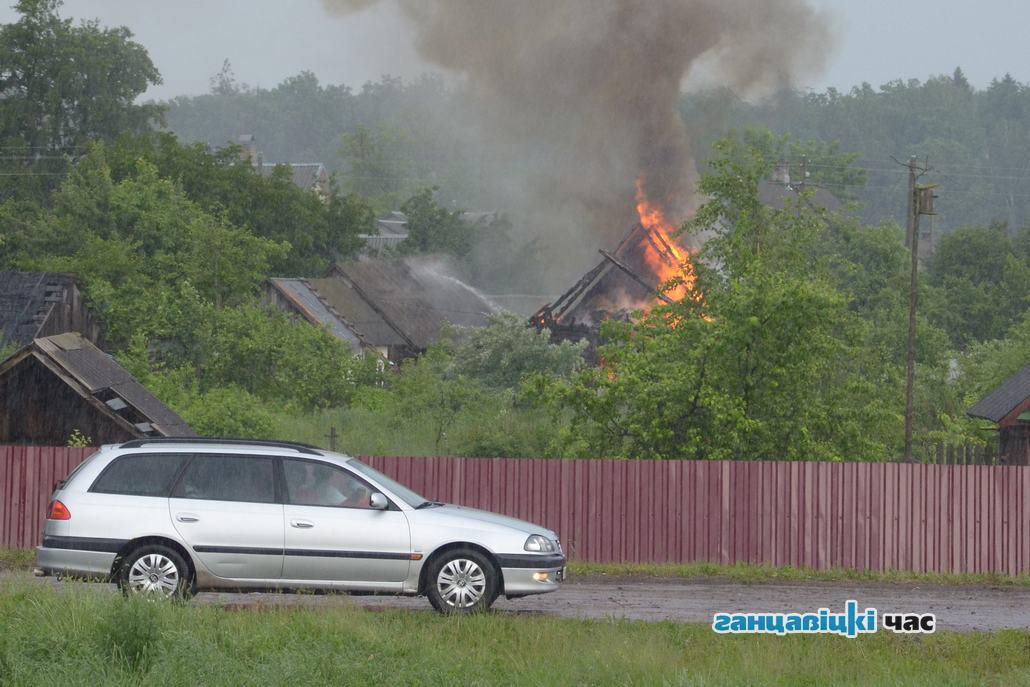 Пожар в Ганцевичах, 7 июня 2019 года