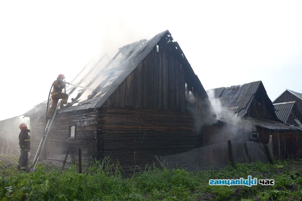 Пожар в Ганцевичах, 7 июня 2019 года