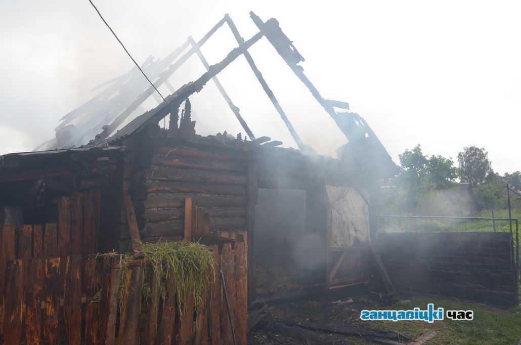 Пожар в Ганцевичах, 7 июня 2019 года