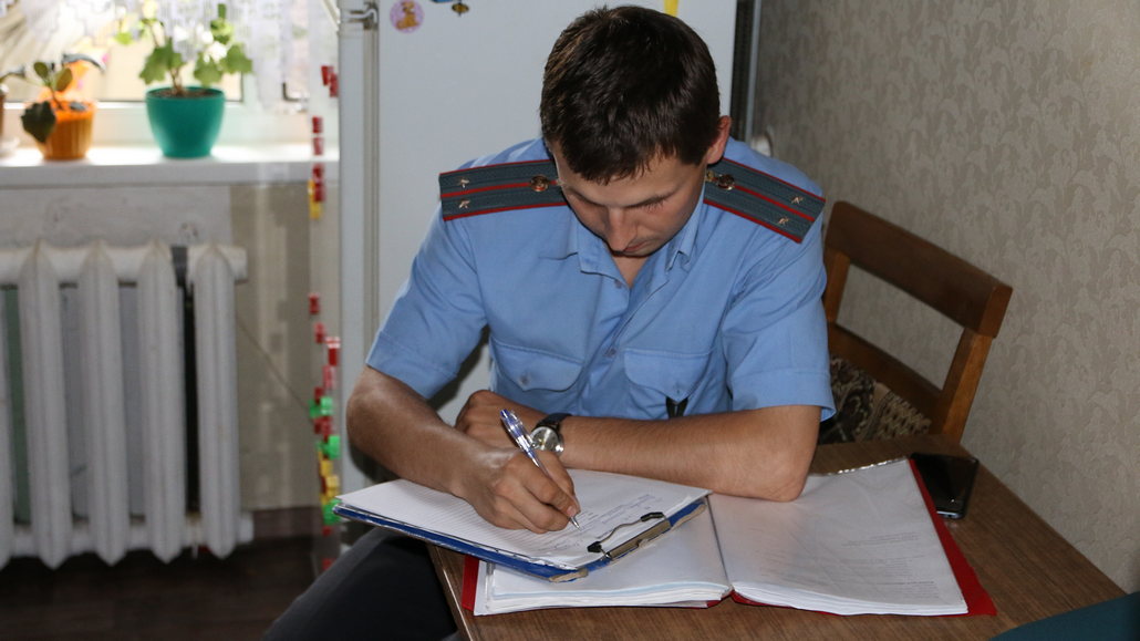 В Ганцевичах на Набережную все службы съехались как на пожар
