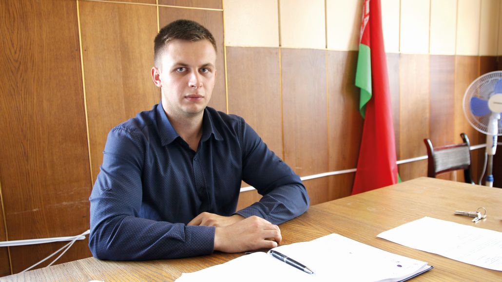 Роман Ленковец, исполняющий обязанности директора ОАО «Рыбхоз «Локтыши»