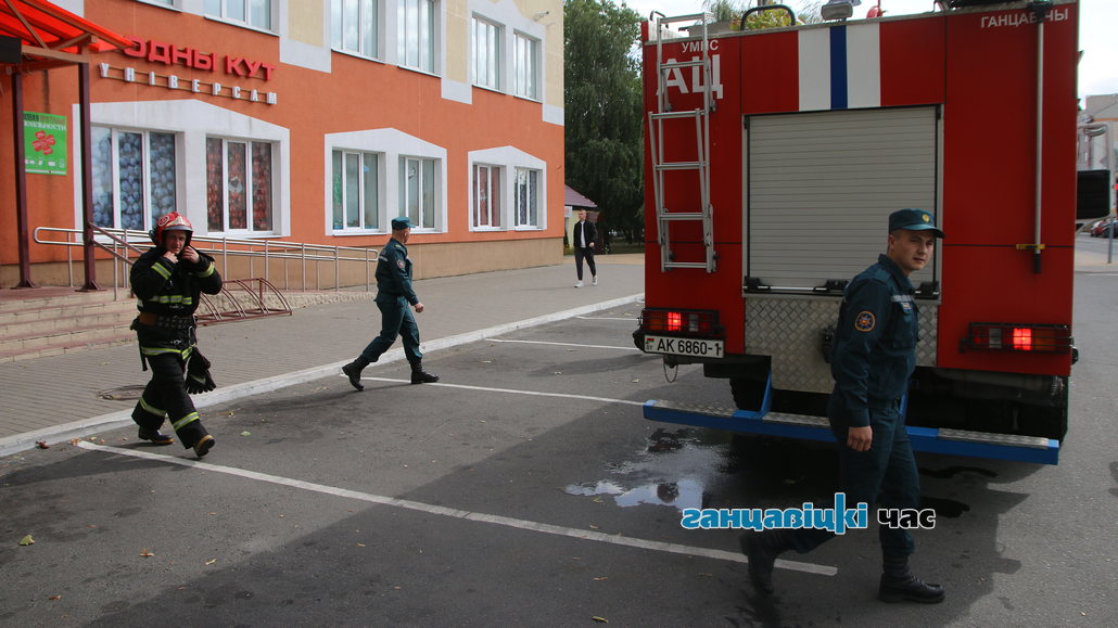 Ганцевичские спасатели приехали снова тушить курицу-гриль, 16 сентября 2019 года