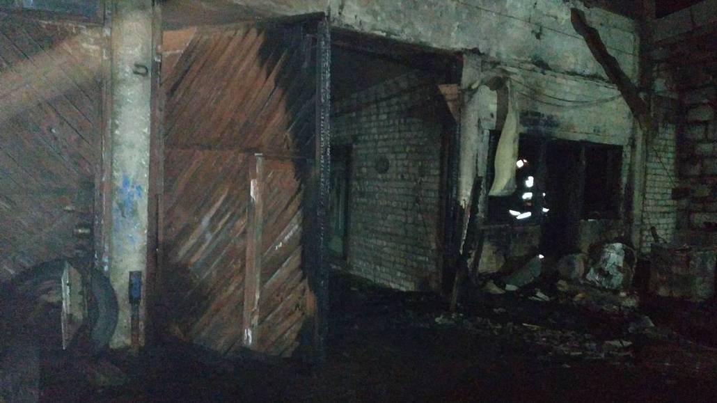 Пожар в д.  Хотыничи, 24 октября 2019 года
