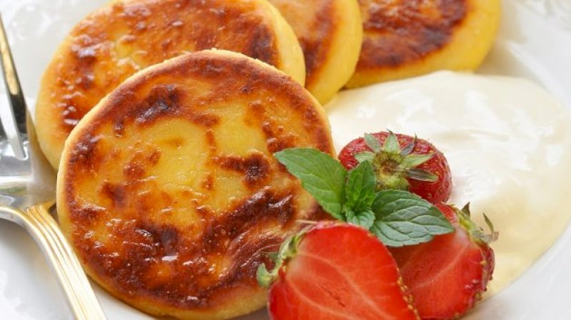 Сырники с абрикосами в духовке