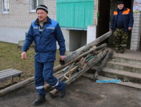 Жыхары дома па вуліцы Завадской шчыра ўдзячны работнікам РЖКГ