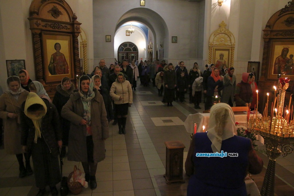 В Ганцевичах православные христиане встретили Пасху