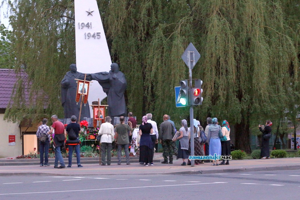 В Ганцевичах встретили участников Третьего Всебелорусского крестного хода