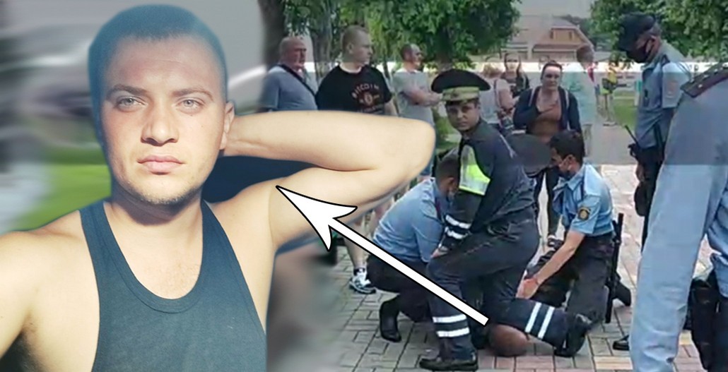 Задержание Виталия Цыбульки 20 июня