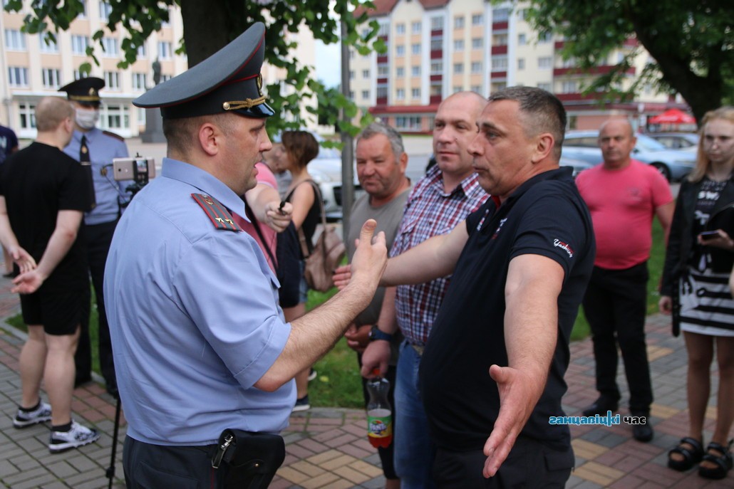 Центр Ганцевичей 20 июня 2020 года
